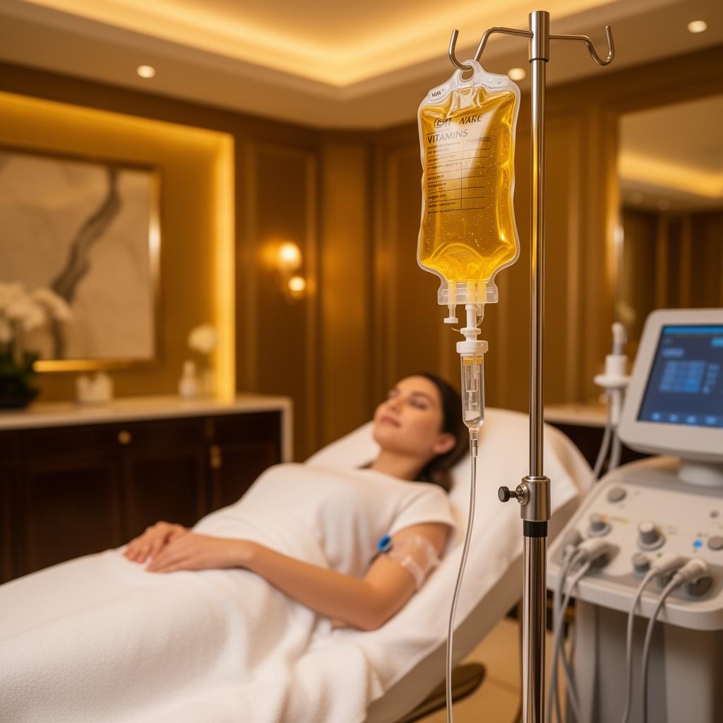 IV drip cellular hydration therapy